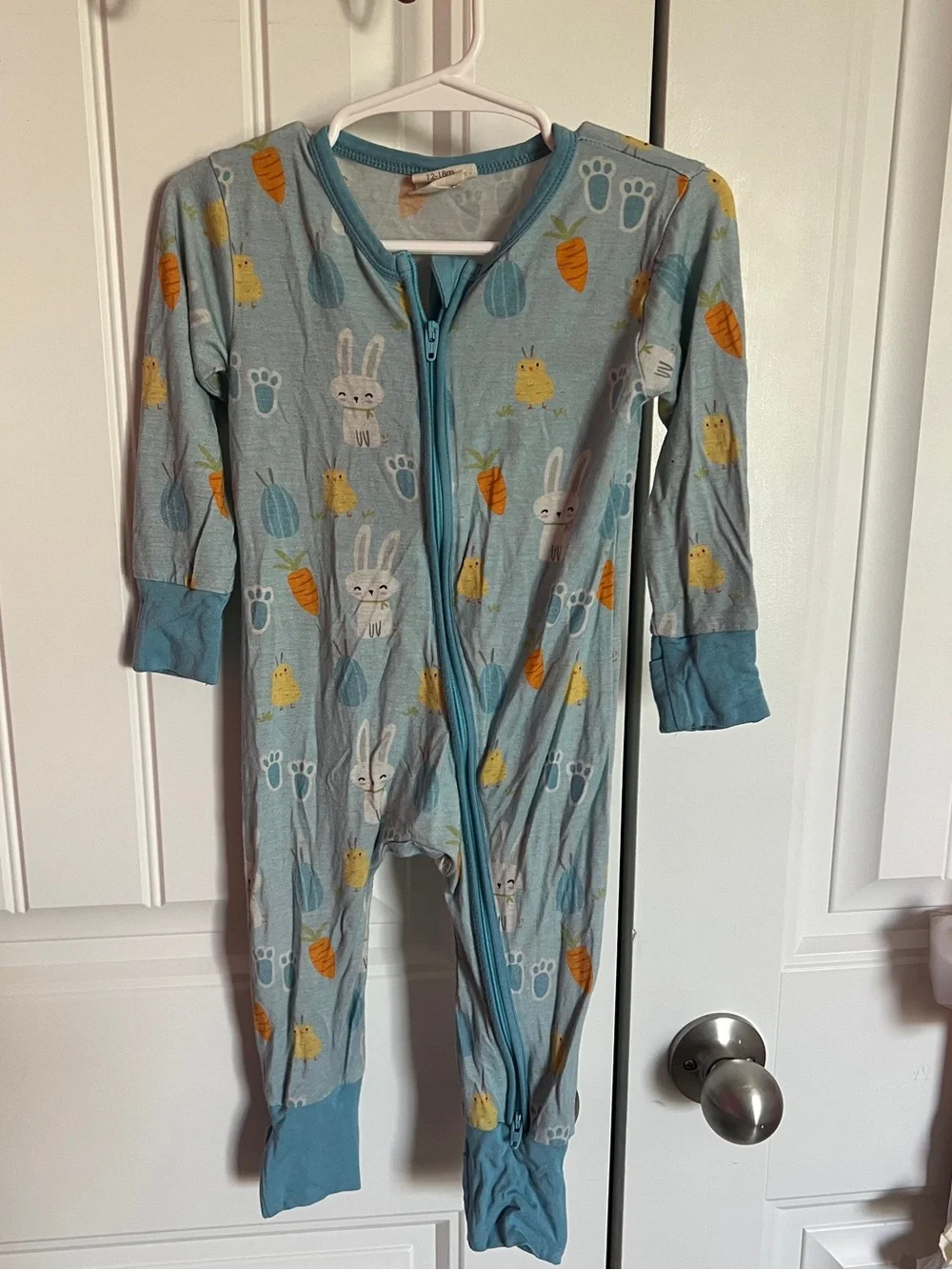 spearmint love blue Easter sleeper 18 month
